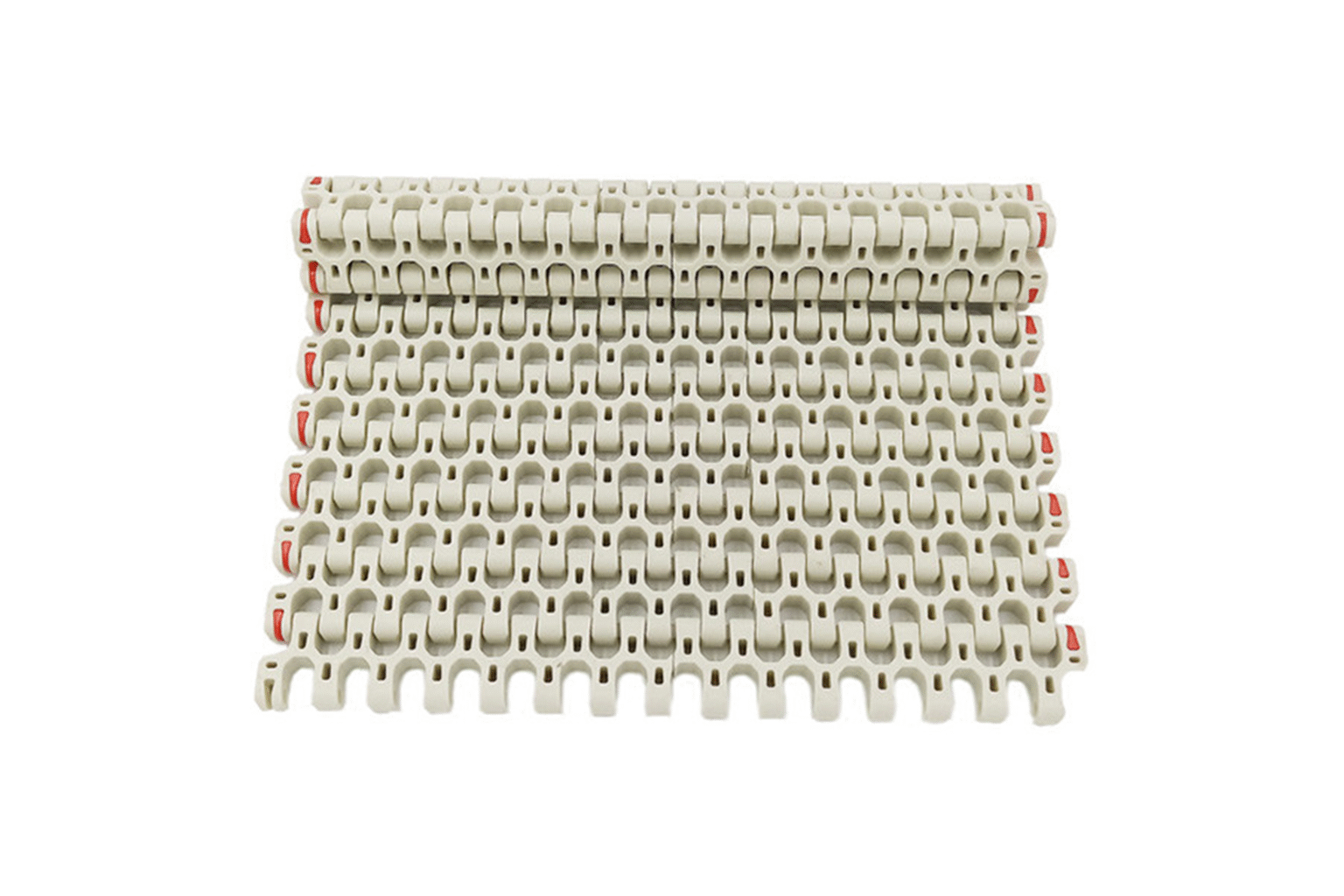 25.4mm Flush Grid Modular Plastic Belts