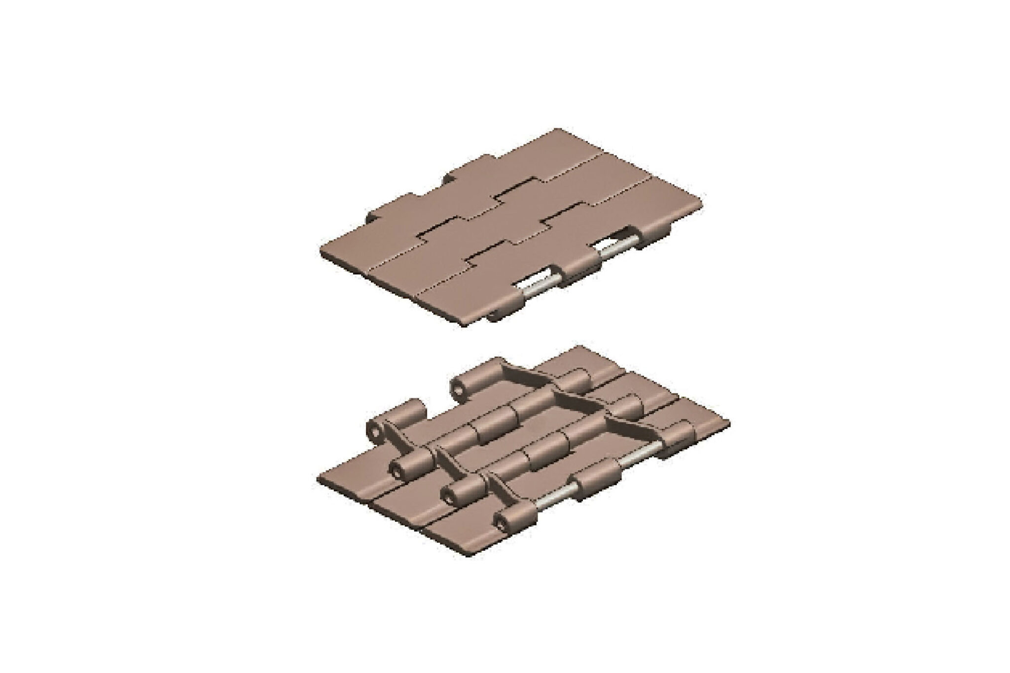 821 straight running plastic chain