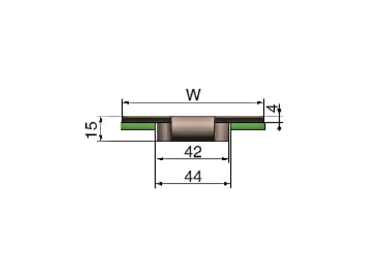880m k325 side flexible plastic chain