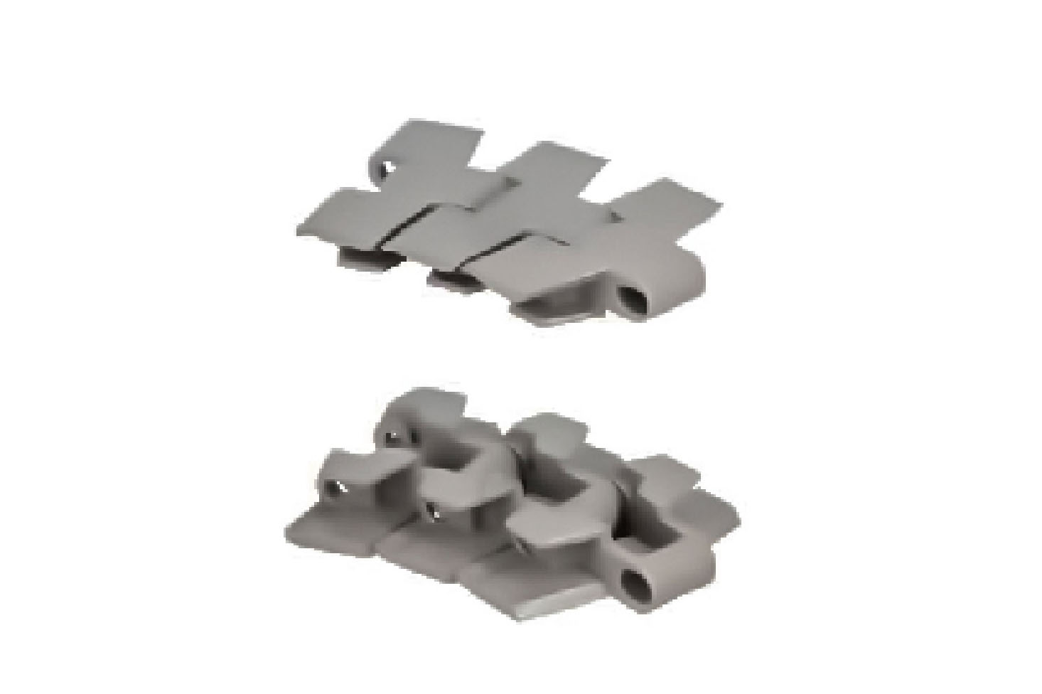 side flexible plastic chain