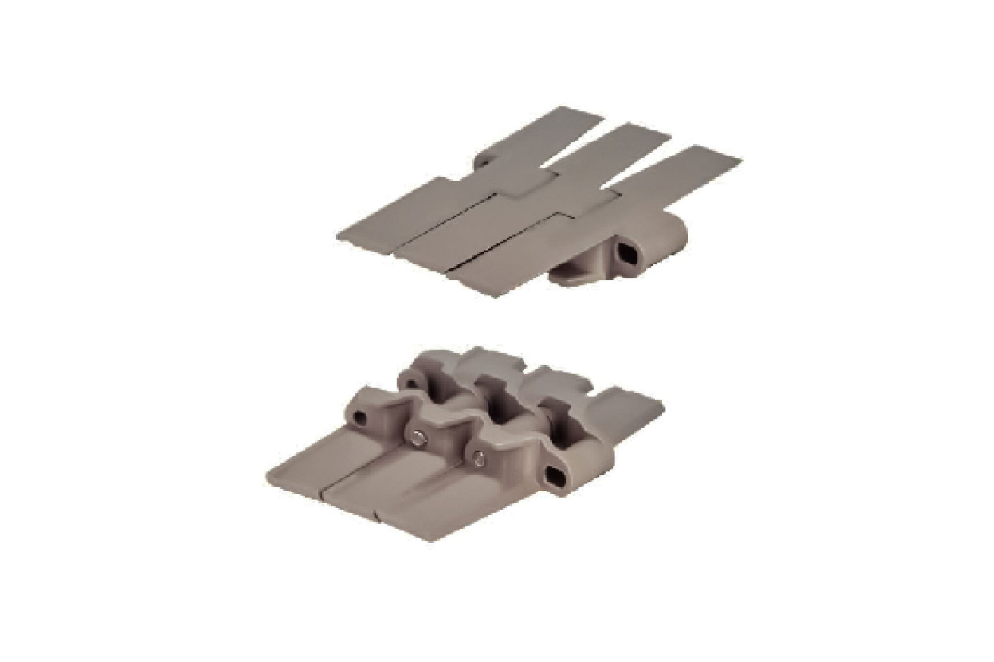 882tab side flexible plastic chain