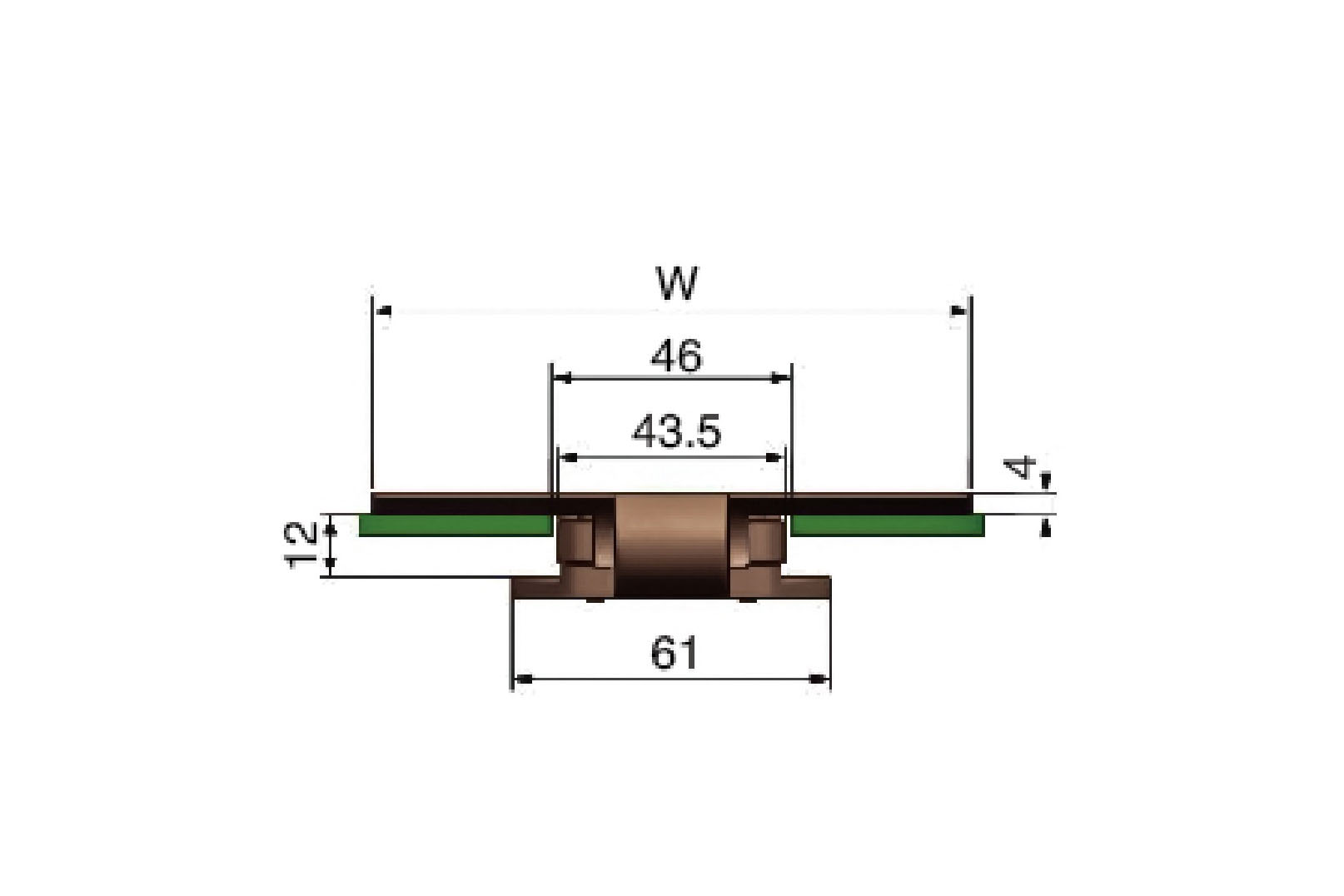 rt1400 side flexible plastic chain