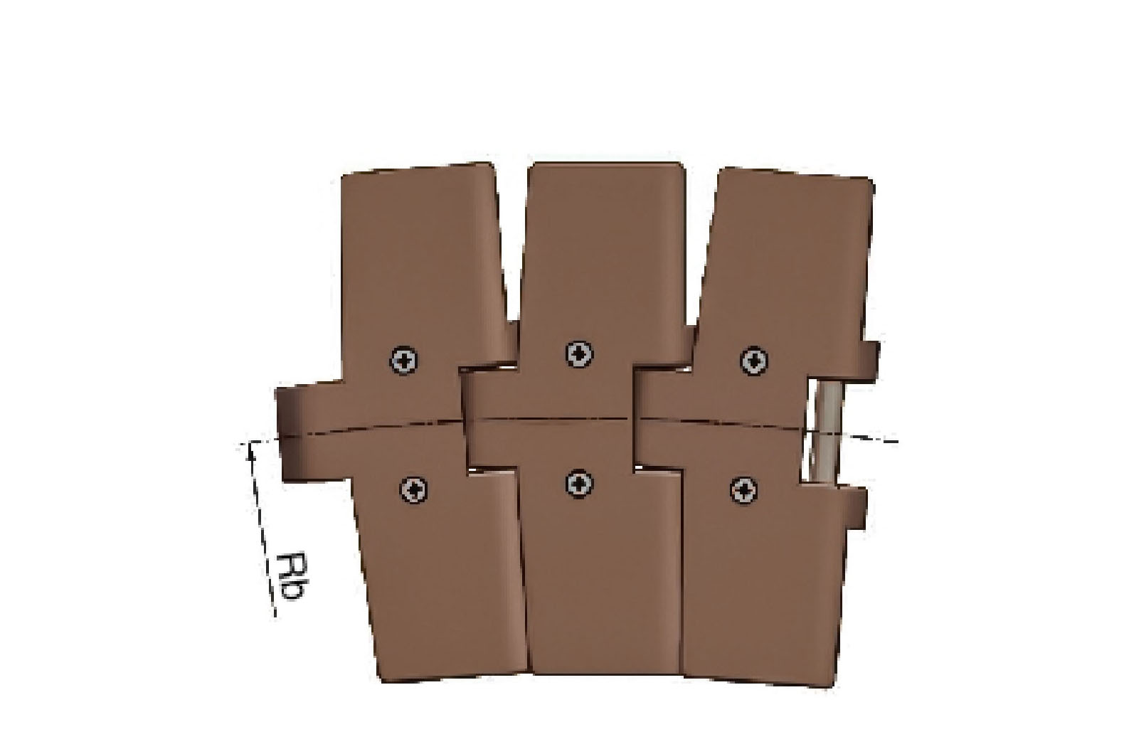 rt1400 side flexible plastic chain