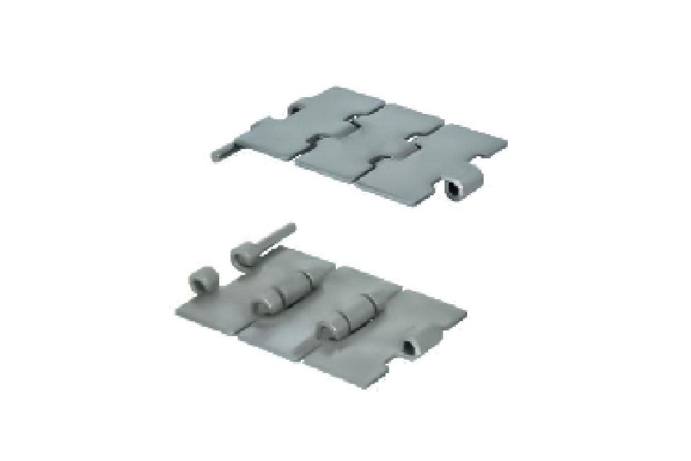 ss812 straight running steel table top chain