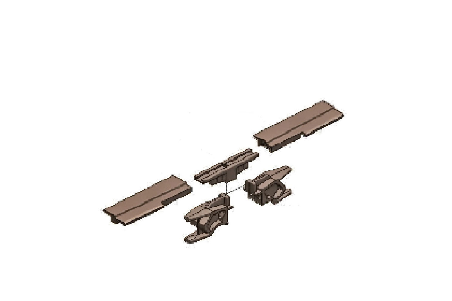 1875 sideflex split plastic tab