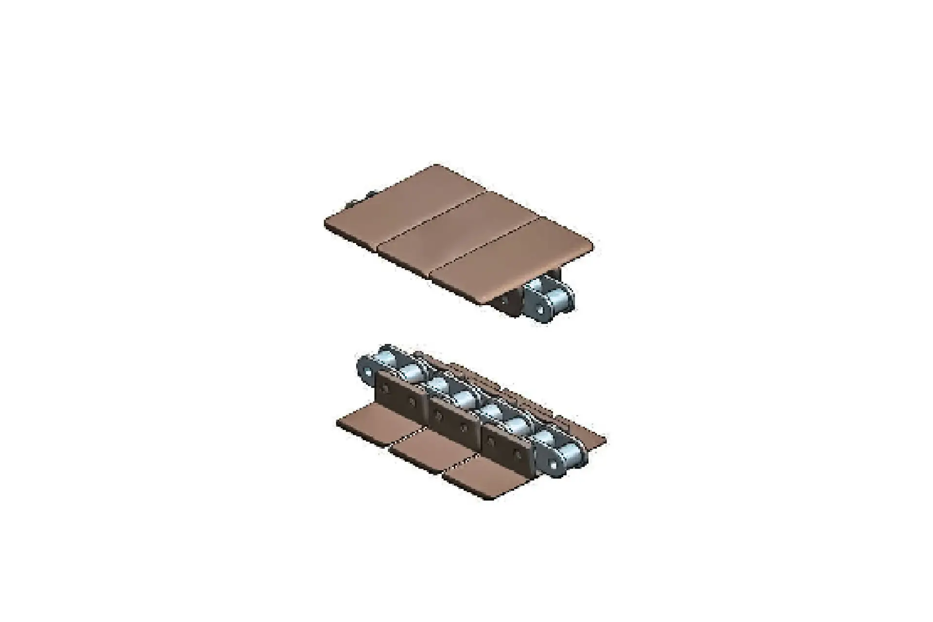 963 side flexible plastic chain