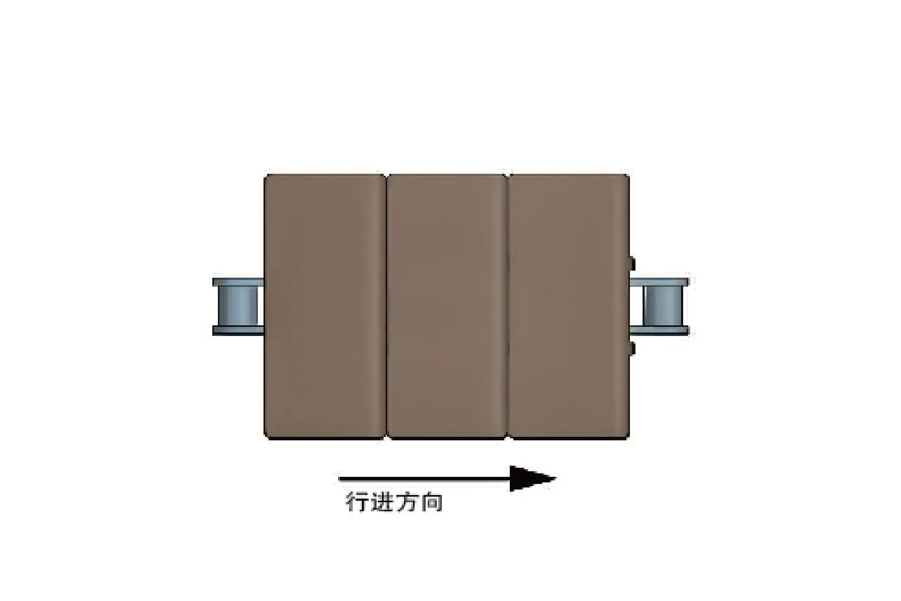 963 side flexible plastic chain