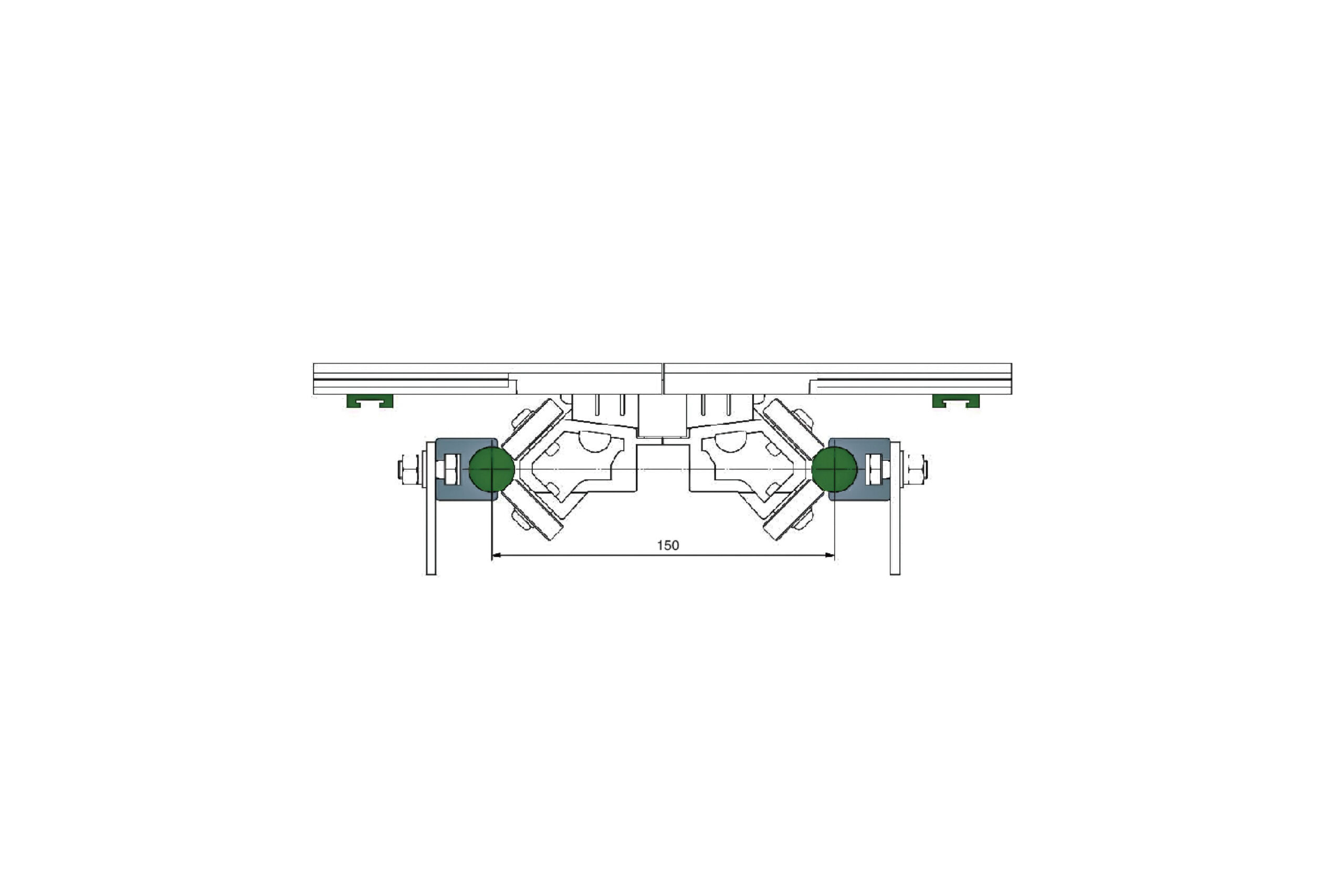 pd 6 d spiral conveyor guide aluminum profile