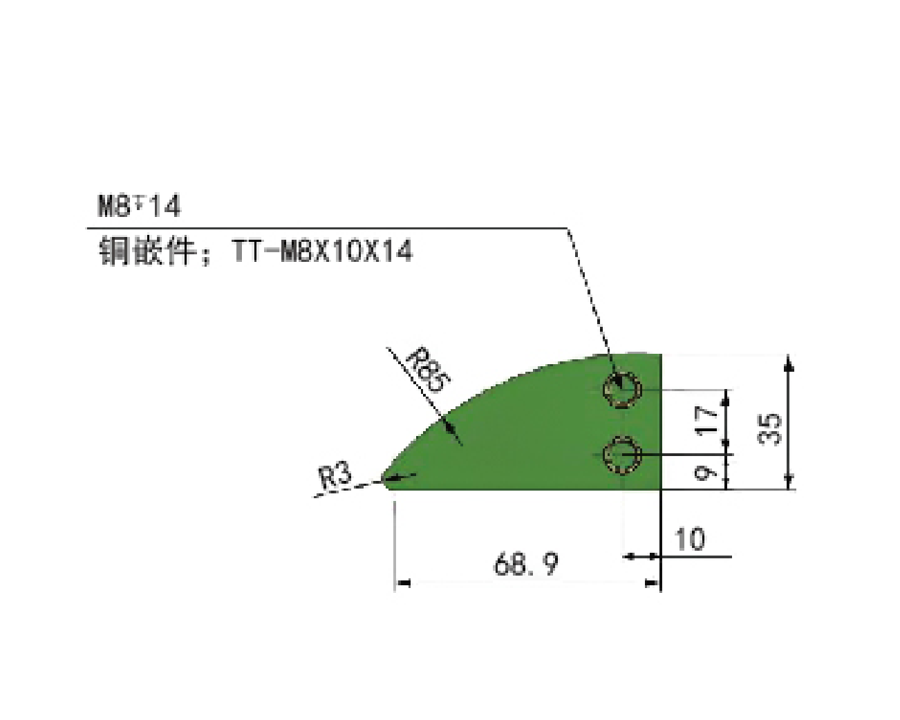 return guide shoe