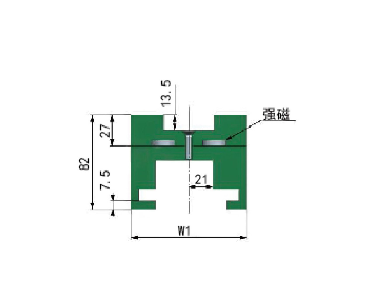 1050/1060 magnetic curve track