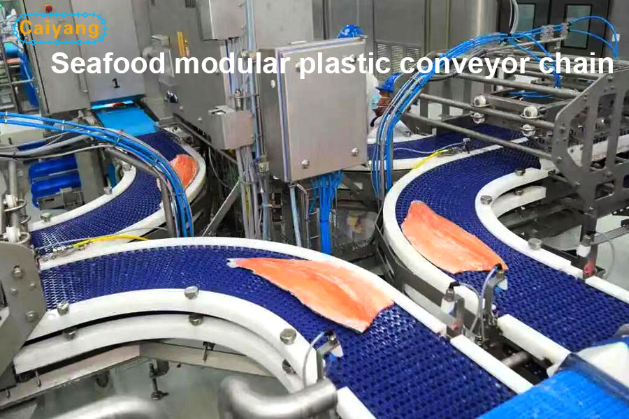 seafood modular plastic conveyor chain