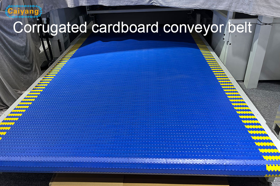 corrugated cardboard conveyor belt