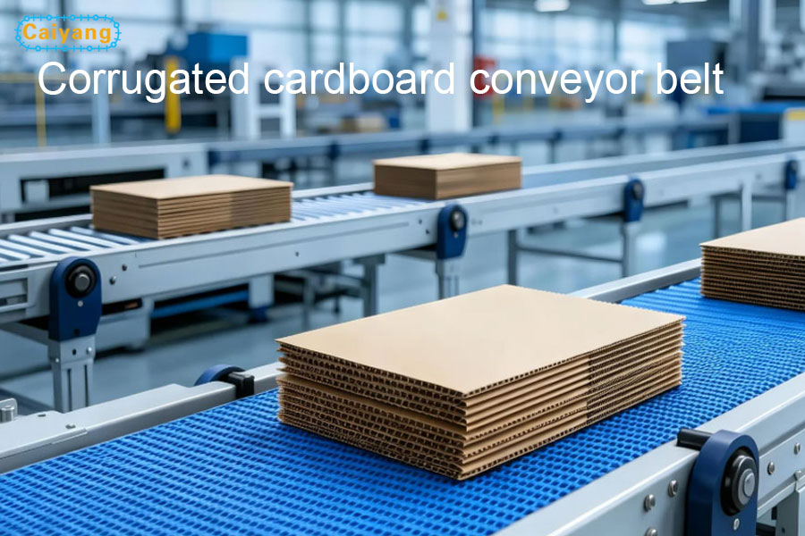 corrugated cardboard conveyor belt